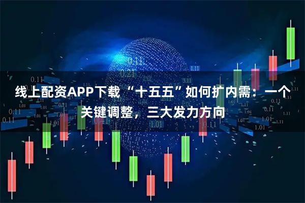 线上配资APP下载 “十五五”如何扩内需：一个关键调整，三大发力方向